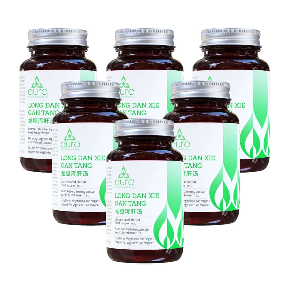Long Dan Xie Gan Tang (Cape Jasmine Fruit & Skullcap Root) - 6 x 60 tablets