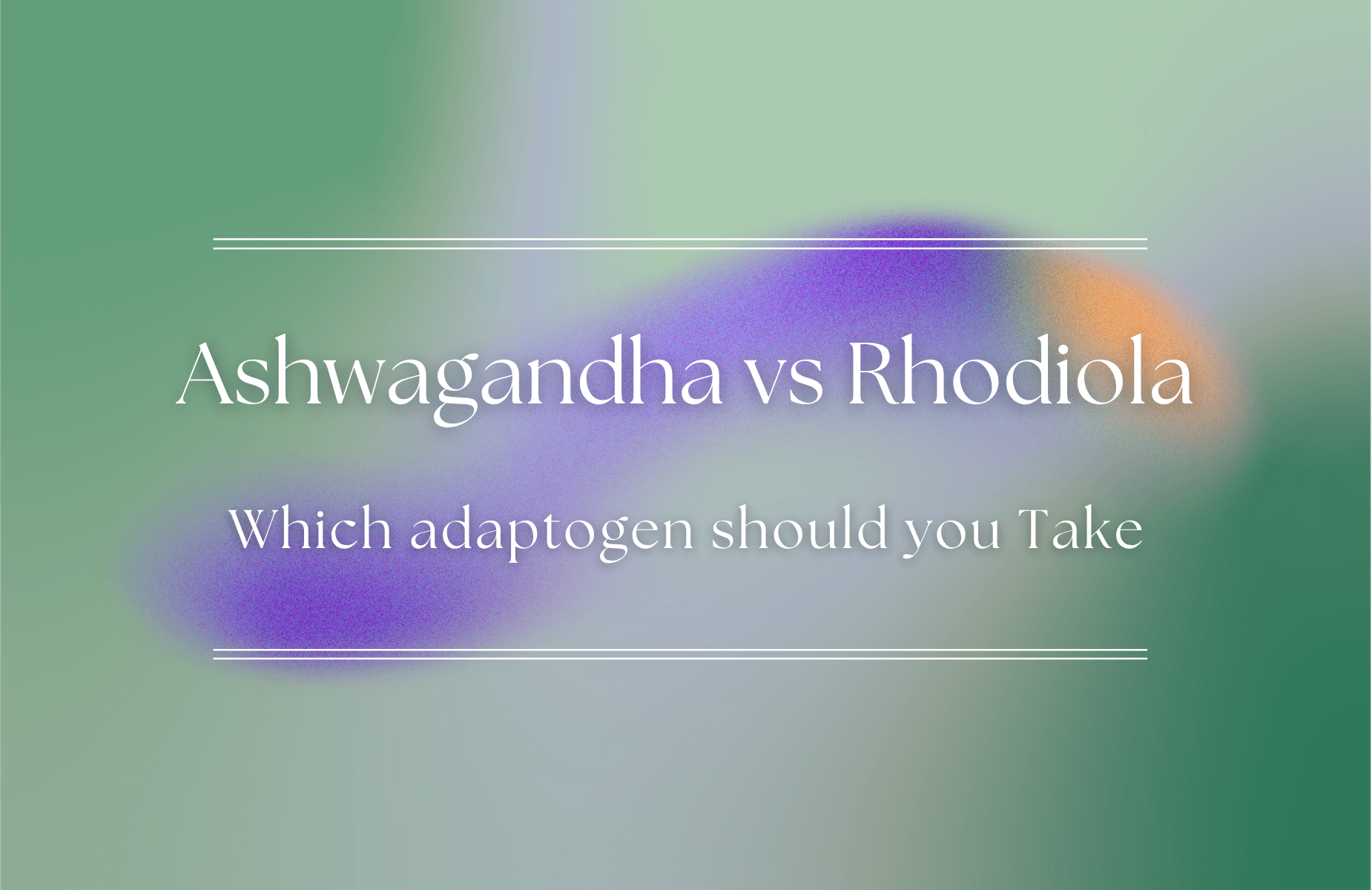Ashwagandha vs Rhodiola: Which Adaptogen Should You Take?