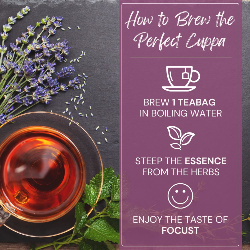 FocusT 凝神静气 | Herbal Tea for Mental Function (20 teabags) | Aura Nutrition