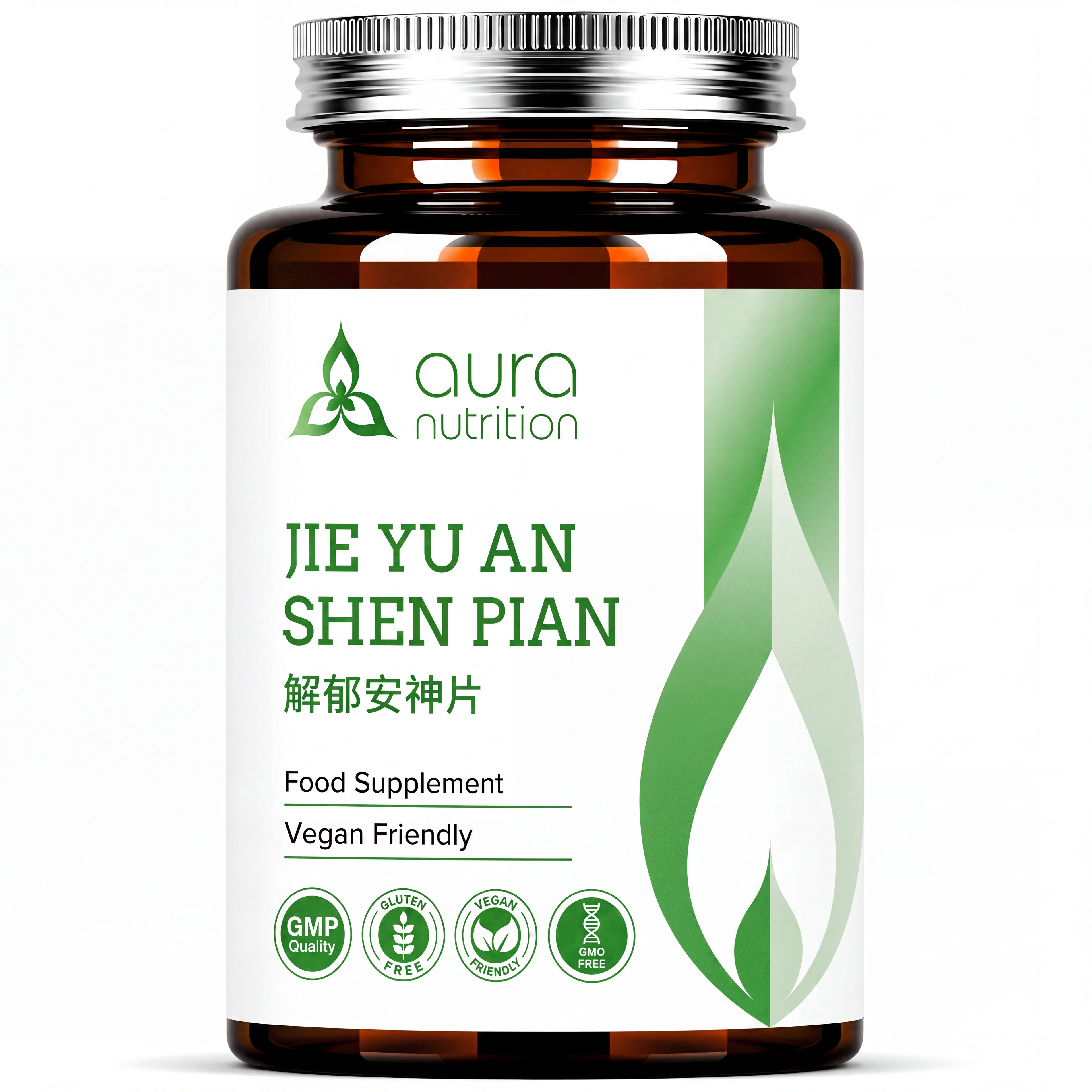 Jie Yu An Shen Pian (Eucommia Bark &amp; Liquorice Root) - 60 tablets