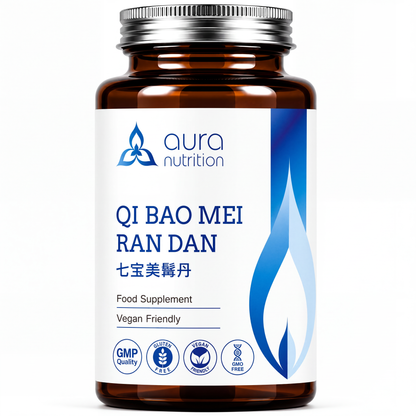 Qi Bao Mei Ran Dan (Fallopia Multiflora &amp; Oxknee Roor) - 60 tablets