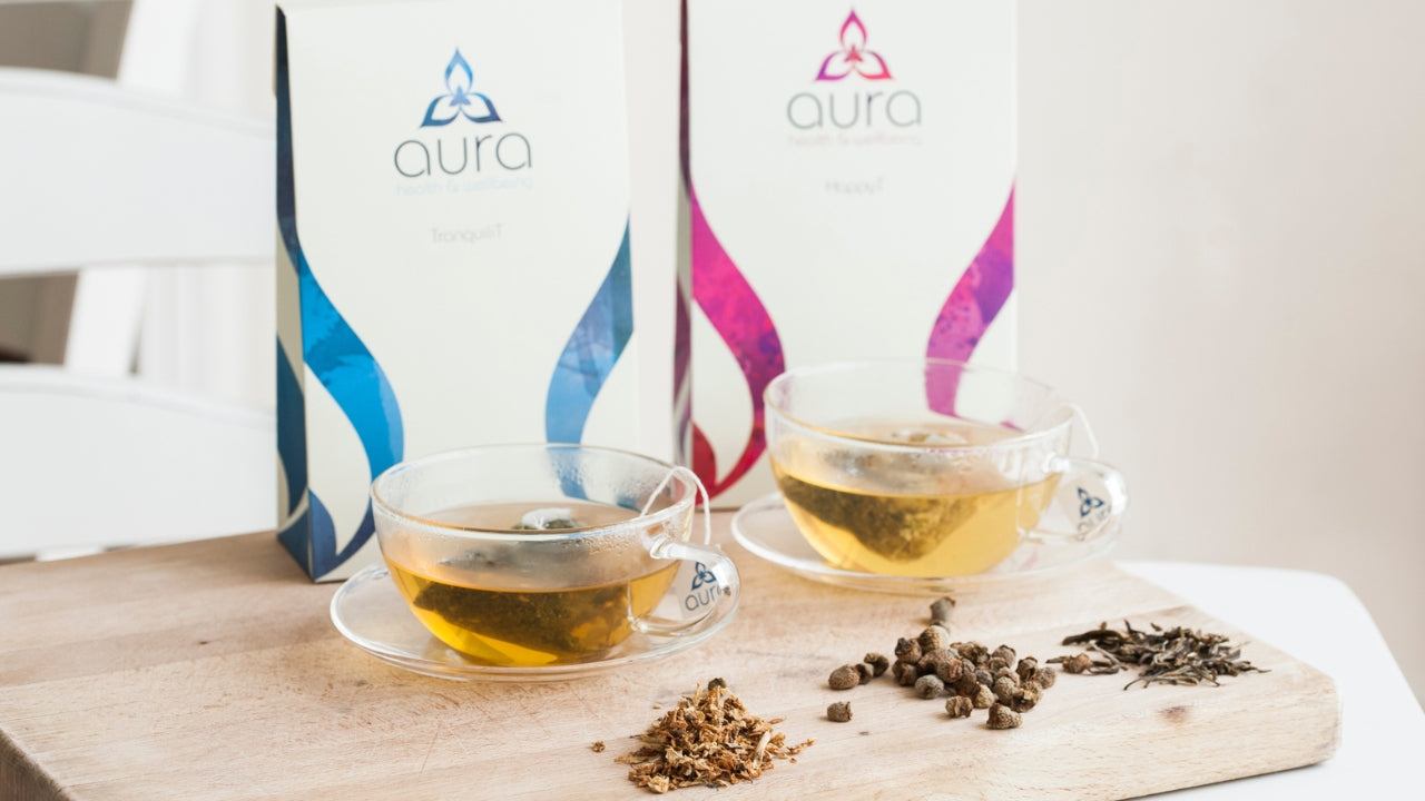 Load video: Aura Herbal Tea | Aura Nutrition | Functional Herbal Tea