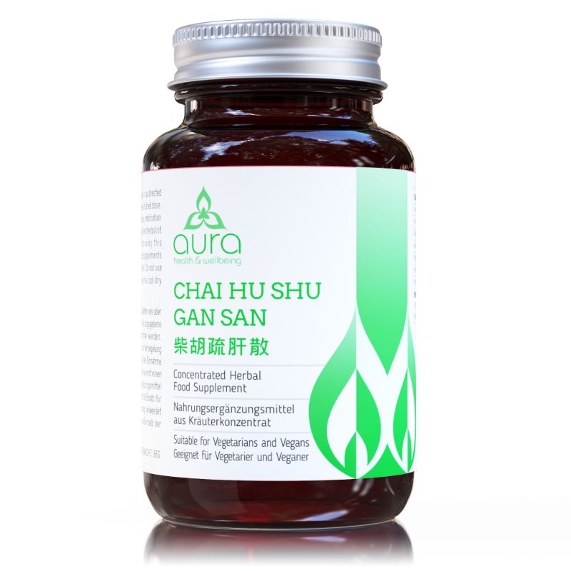 Chai Hu Shu Gan San 柴胡疏肝丸 (Thorowax Root &amp; Orange Peel) | Aura Nutrition