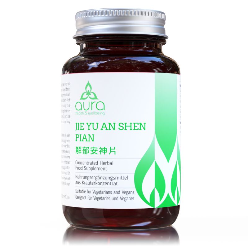Jie Yu An Shen Pian 解郁安神丸 (Eucommia Bark &amp; Liquorice Root) | Aura Nutrition