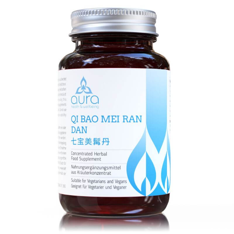 Qi Bao Mei Ran Dan 七宝美髯丹 (Fallopia Multiflora & Oxknee Roor) | Aura Nutrition