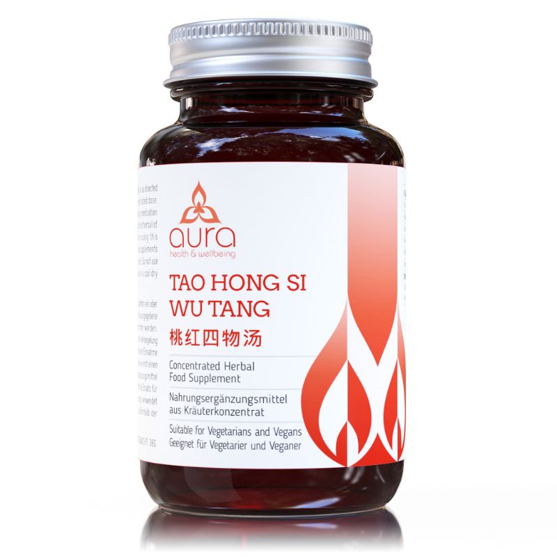 Tao Hong Si Wu Tang 桃红四物丸 (Foxglove Root &amp; Angelica Sinesis) | Aura Nutrition
