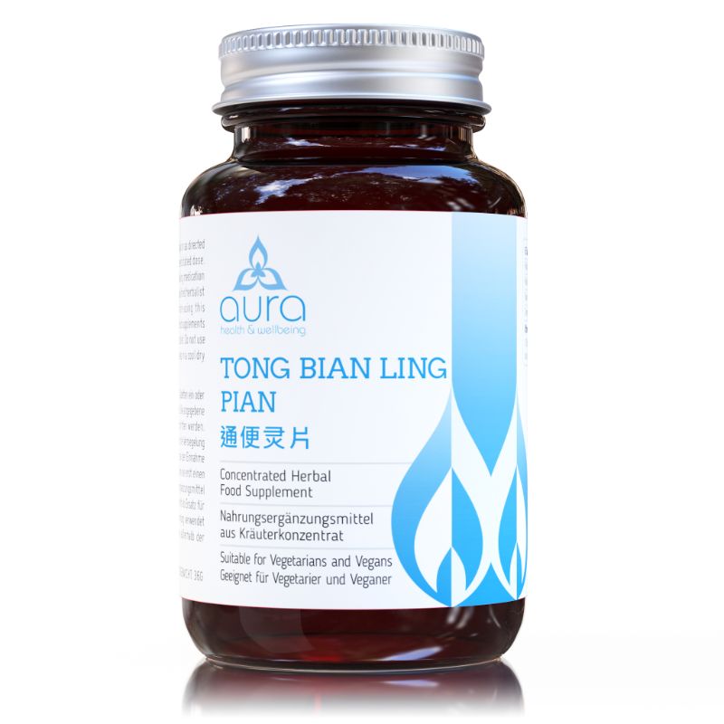 Tong Bian Ling Pian 通便灵 (Peach Kernel &amp; Rhubarb Root) | Aura Nutrition