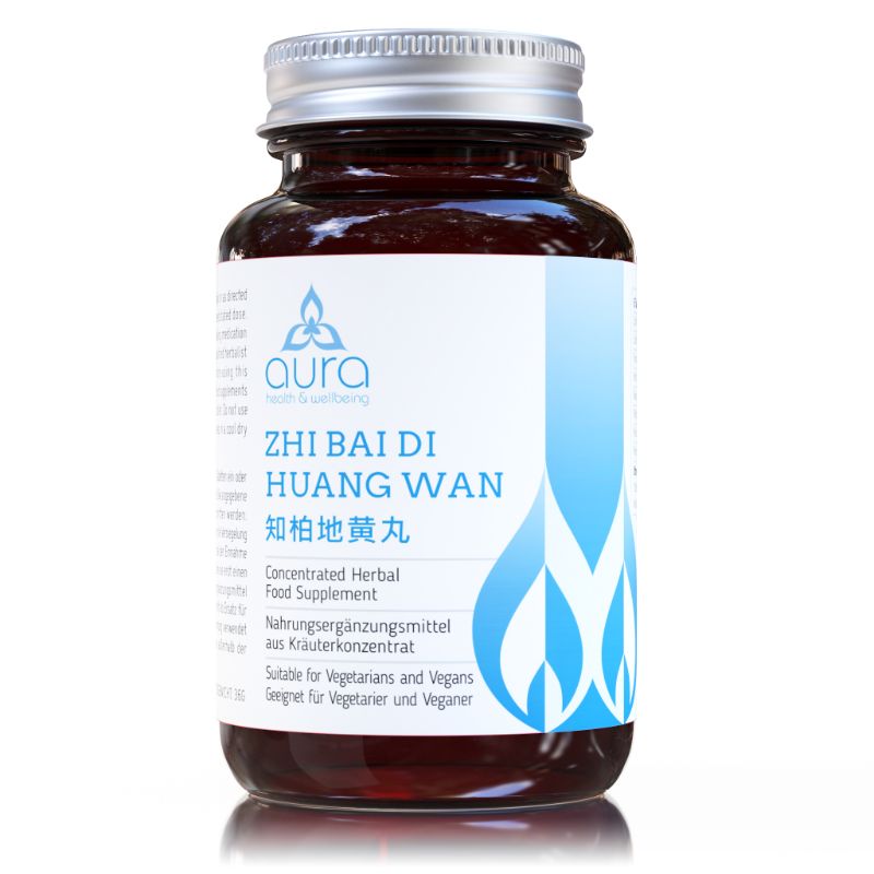 Zhi Bai Di Huang Wan 知柏地黄丸 (Rehmannia & Dogwood Fruit) | Aura Nutrition