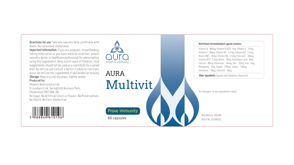 Aura Multvit | Multivitamin exclusively for everyone!