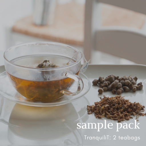 TranquiliT 平神降压 Sample | Herbal Tea for Calming (2 Tea Bags) | Aura Nutrition